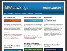 Tablet Screenshot of blogs.mvalaw.com